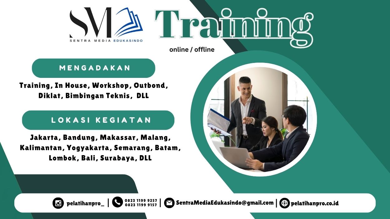 Training Microsoft Outlook untuk manajemen email dan jadwal kerja efisien tahun 2025, dirancang meningkatkan produktivitas dan koordinasi kerja profesional.