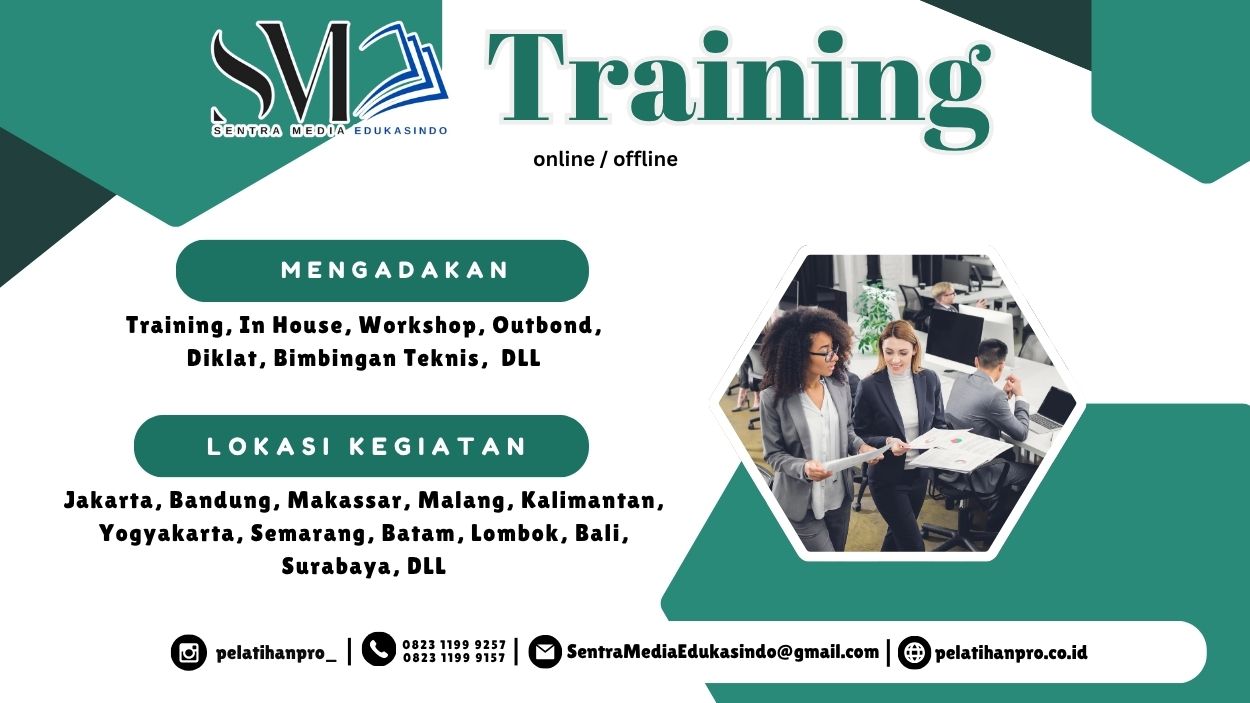 Tingkatkan kemampuan membuat slide profesional melalui Training Microsoft PowerPoint untuk presentasi yang efektif, visual, dan menarik.