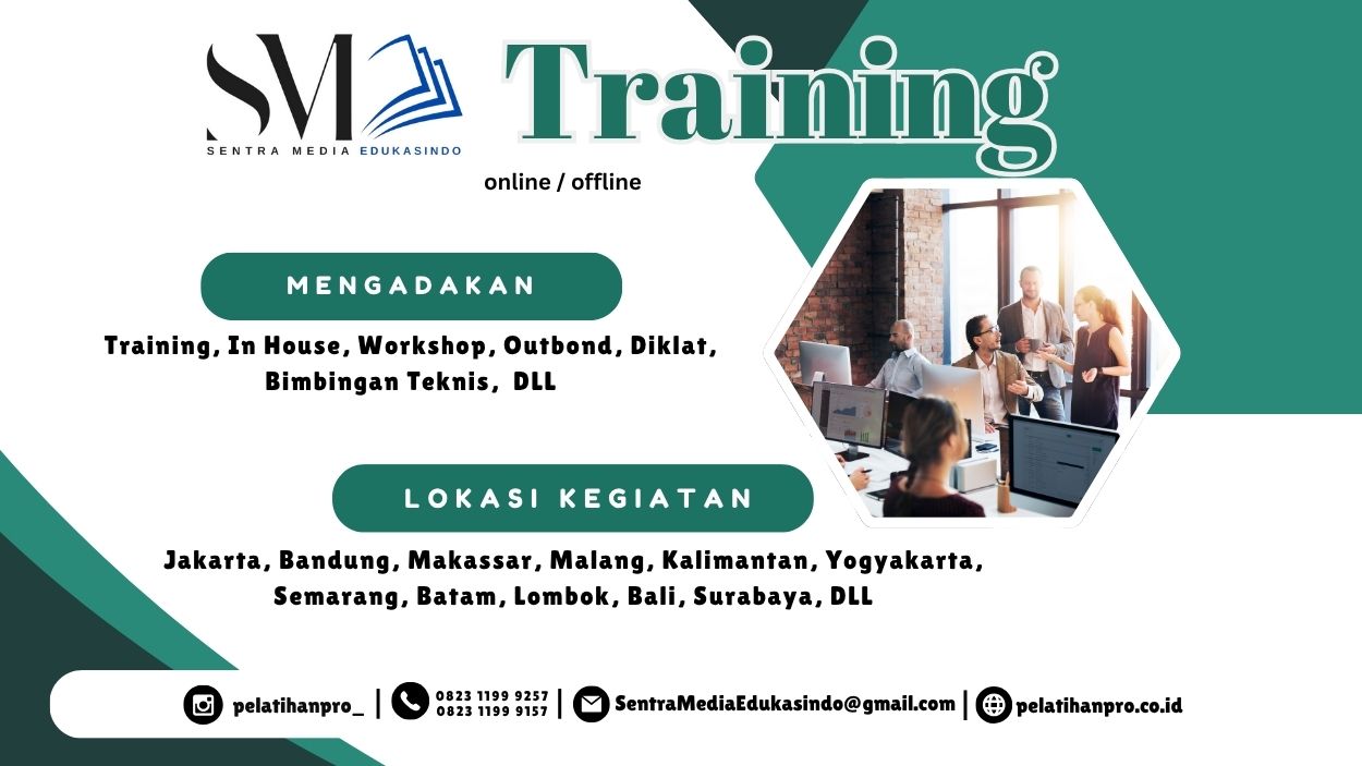 Tingkatkan kemampuan analisis melalui Training Microsoft Excel Lanjutan 2025 untuk pengolahan data, pembuatan laporan, dan visualisasi yang lebih akurat dan profesional.