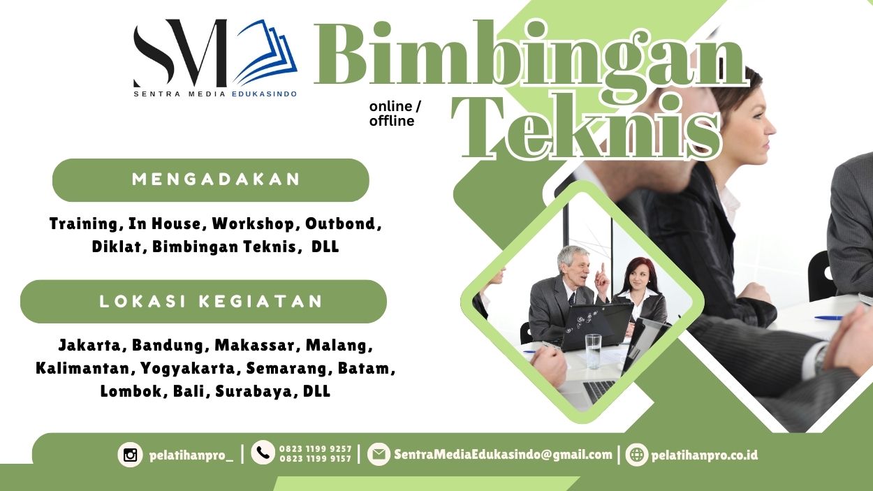 Bimtek Manajemen SDM 2026 untuk meningkatkan kompetensi pegawai pemerintah dan swasta melalui strategi pengelolaan SDM modern berbasis aturan nasional.