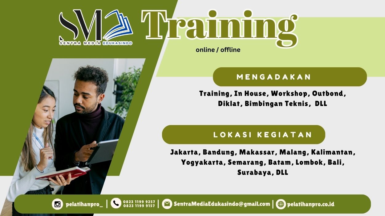 Training Terbaru 2026: Attitude and Workplace Ethics untuk membangun sikap profesional, etika kerja, dan budaya organisasi yang berintegritas.