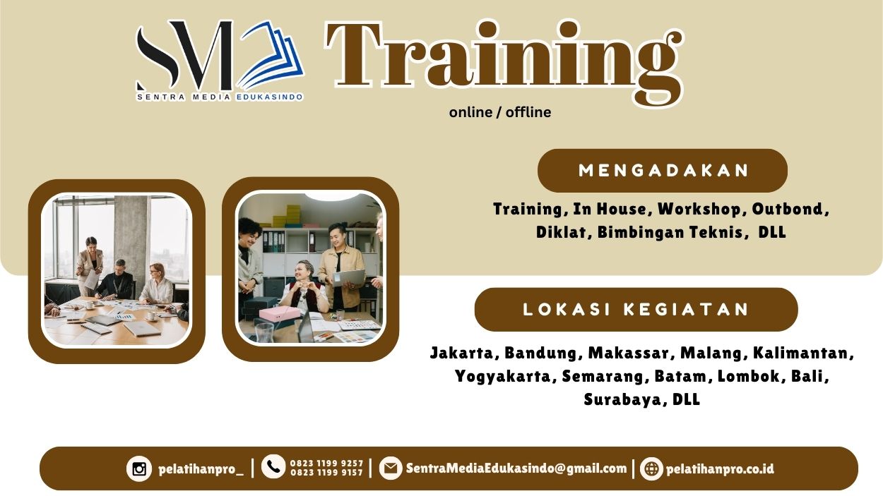 Jadwal Training Administrative Skills Terbaru Tahun 2026 untuk meningkatkan kemampuan administrasi, pengarsipan, dan manajemen dokumen profesional.