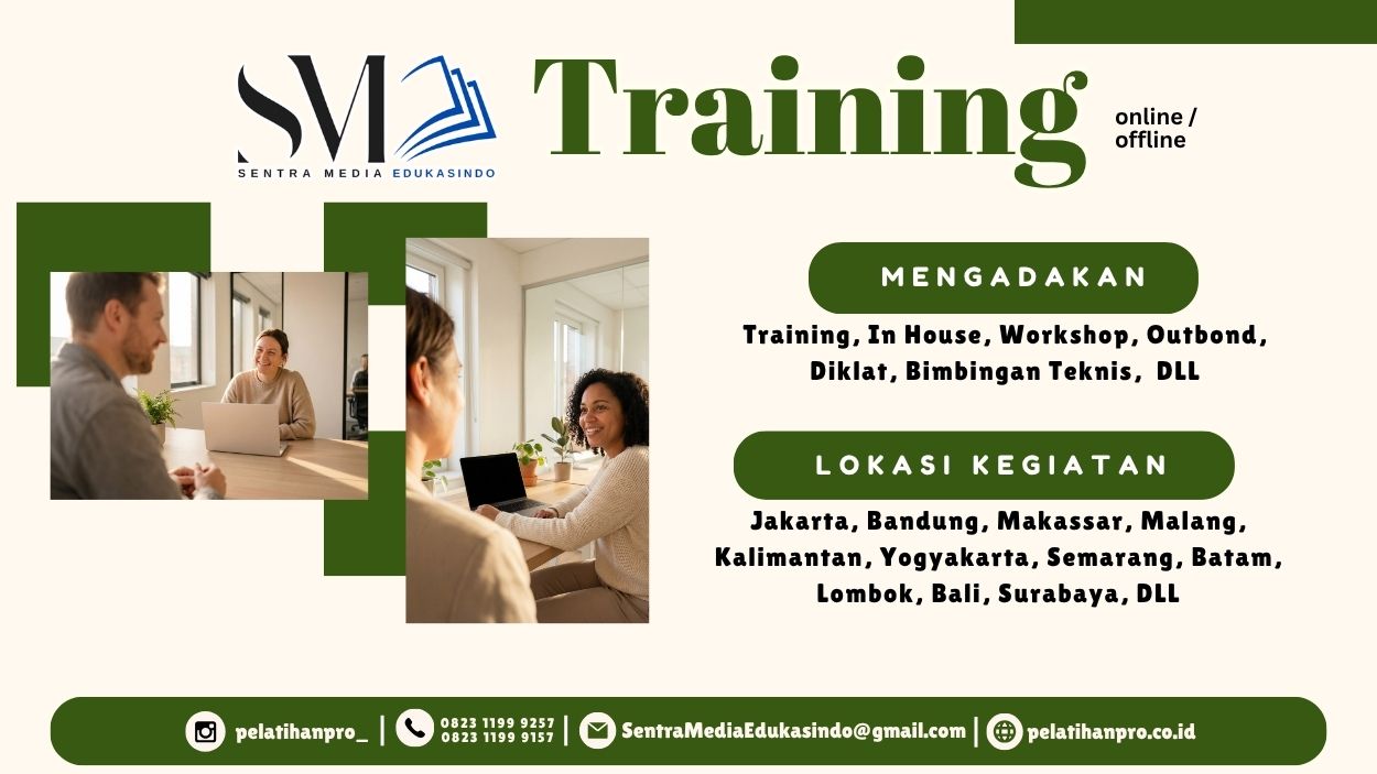 Optimalkan proses check-in & check-out melalui Training 2026 untuk pelayanan tamu cepat, akurat, dan profesional di hotel.