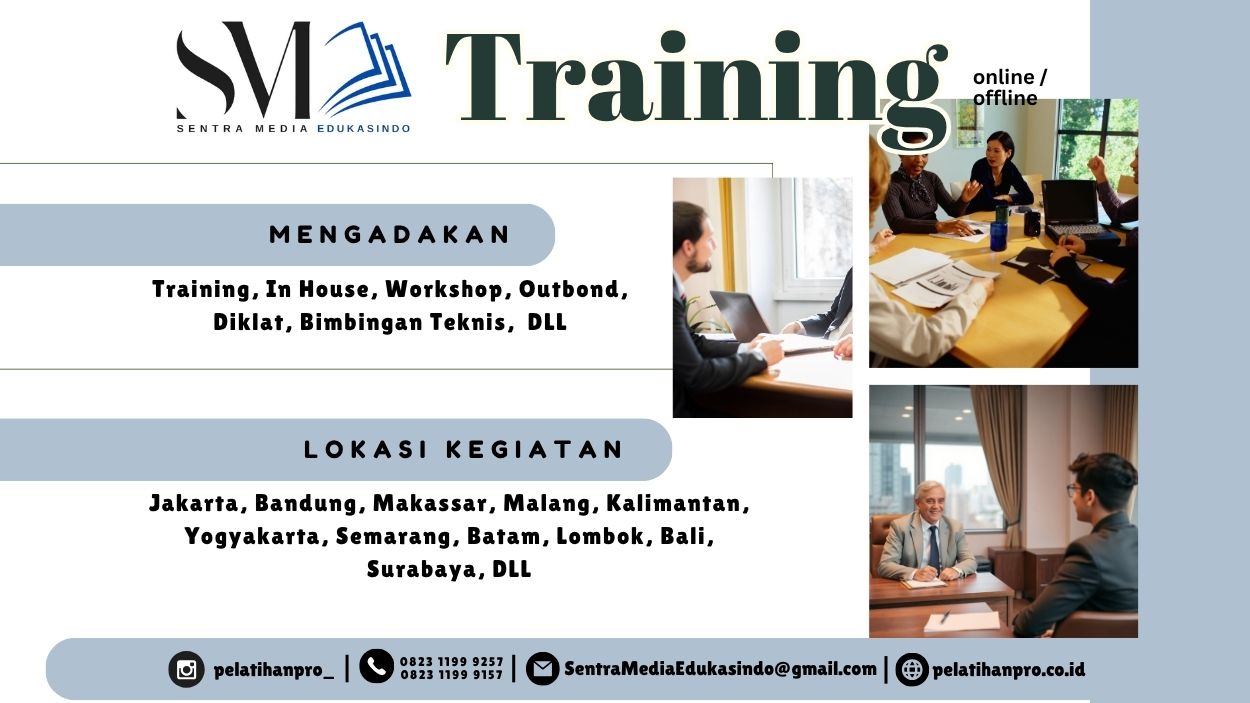 Tingkatkan kemampuan kepemimpinan dengan Training Supervisory Skill 2026 untuk mengelola tim secara efektif, produktif, dan profesional.