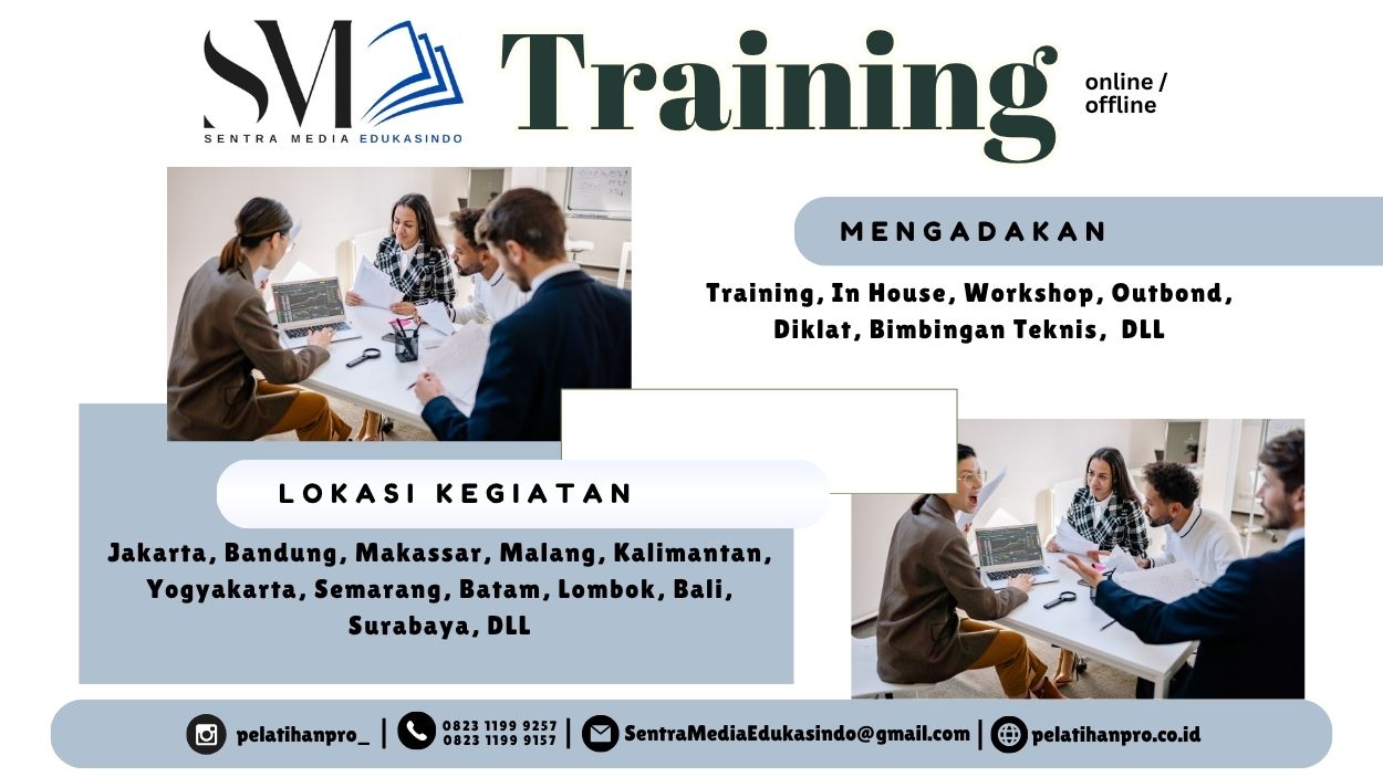 Tingkatkan efisiensi arsip dengan Training Filling System Manajemen 2026 untuk pengelolaan dokumen yang rapi, cepat, dan terstruktur.