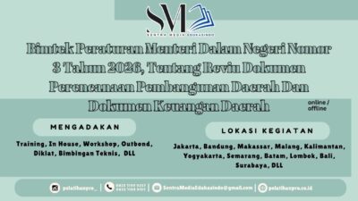 Pahami Permendagri No. 3 Tahun 2026 melalui Bimtek Reviu Dokumen Perencanaan dan Keuangan Daerah untuk akuntabilitas dan kualitas perencanaan.