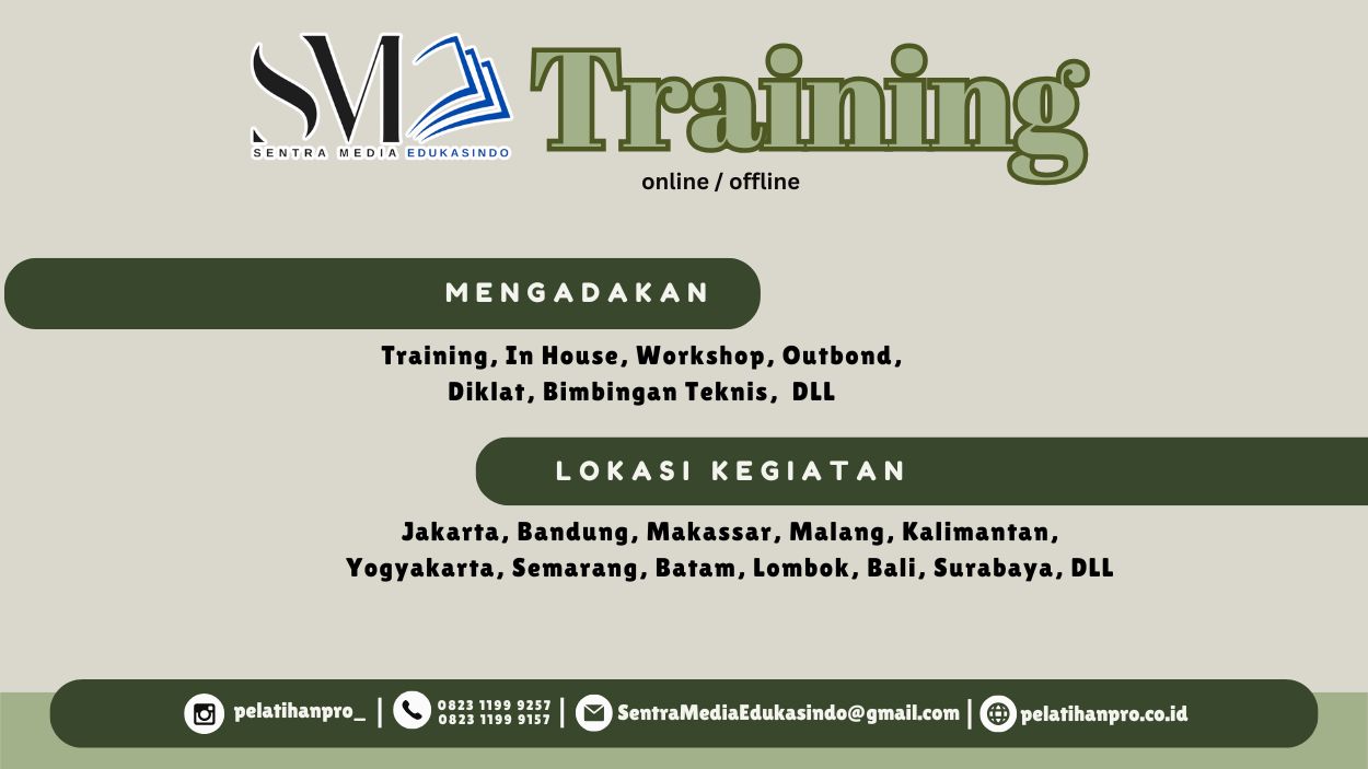 Tingkatkan leadership dan supervisory skill manager serta supervisor di Era 4.0 melalui komunikasi, coaching, delegasi, pengambilan keputusan, dan manajemen tim.