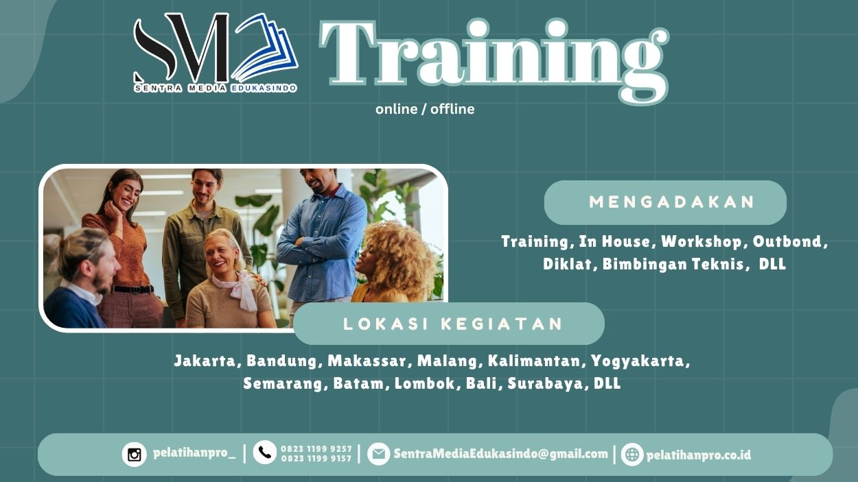 Tingkatkan kompetensi kepemimpinan melalui Training Leadership Series 2026 dengan materi leadership mindset, komunikasi, coaching, teamwork, dan strategic leadership.