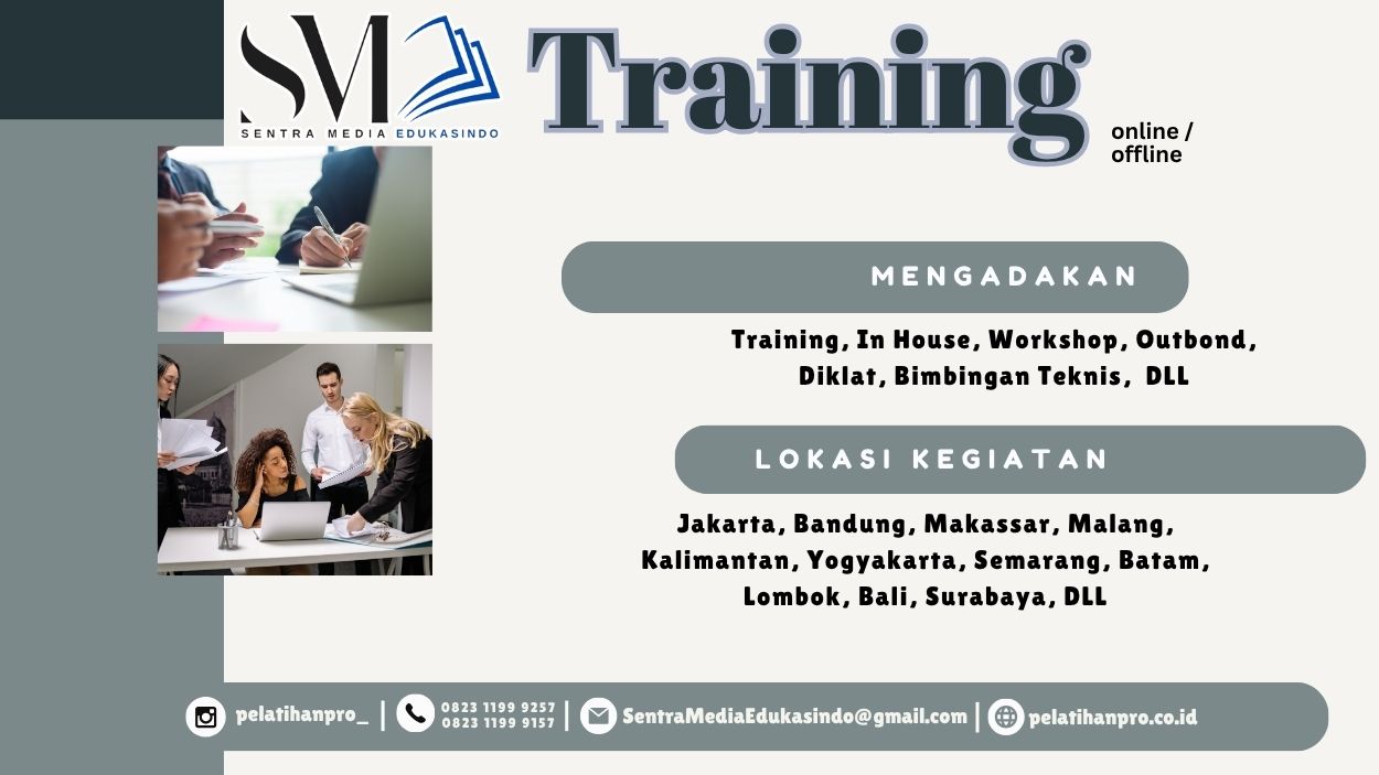 Training Managing Internal Audit Department Tahun 2027 untuk meningkatkan efektivitas pengelolaan audit internal, manajemen risiko, dan tata kelola organisasi.